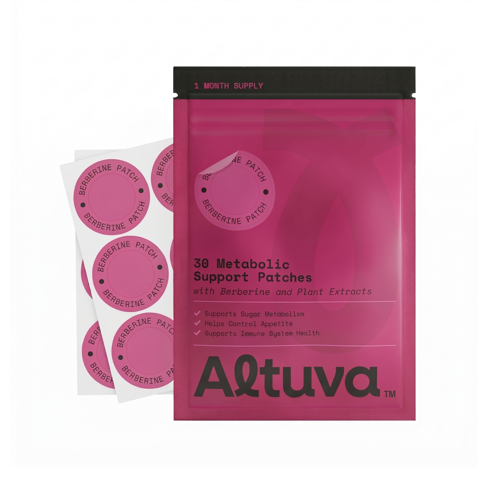 Altuva Abnehmpflaster — 30 Metabolic Support Patches